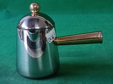 LATTIERA CARMENCITA VINTAGE INOX 18/10 MANICO DORATO BALZANO PER LAVAZZA. DE63