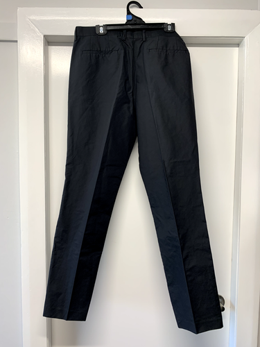 Cos black tailored suit pants size eu 54 (au 38) workwear formal flat front - Picture 8 of 8