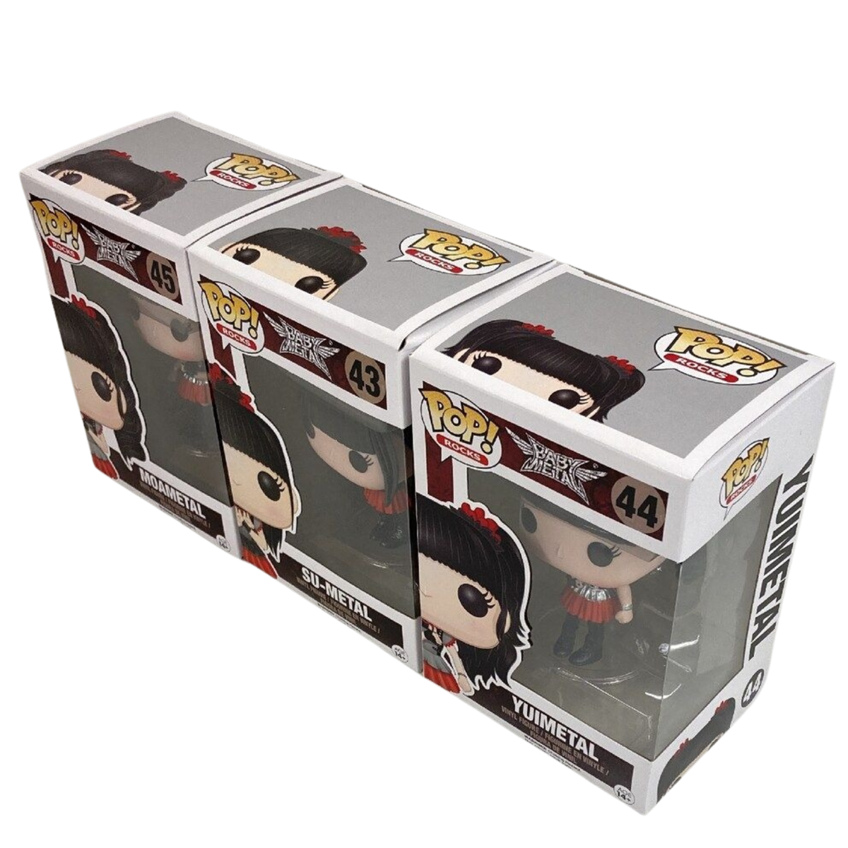 BABYMETAL Funko Pop Rocks Su-Metal Yuimetal Moametal 3 Pack Vinyl