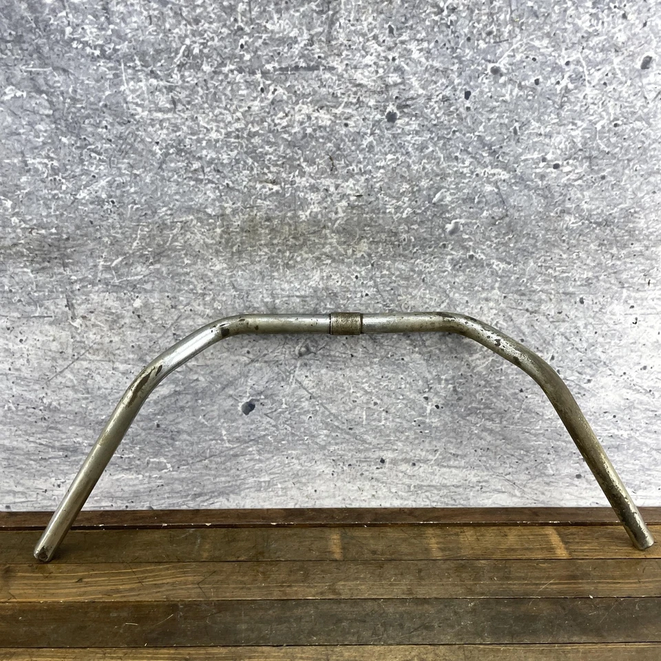 Manillar de bicicleta con neumático globo vintage 1 pulgada cromado crucero perforado con sello Wald Foto 3 de 4