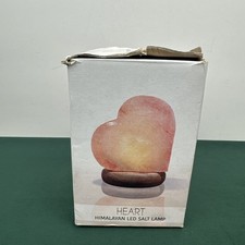 Nib Heart Himalayan Led Salt Lamp 3.5"