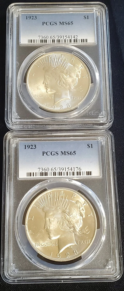 PCGS Peace MS MS65 0 Dollars Year Graded 1 - | MS-65 eBay for sale