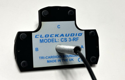 Clock Audio CS 3S-RF TRI-CARDIOID Boundary Layer Microphone-FREE SHIPPING