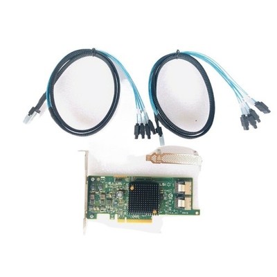 LSI 9207-8i SAS2308 6G HBA IT Mode ZFS FreeNAS unRAID 2* SFF-8087 SATA 100CM US