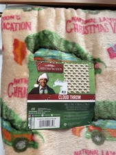 National Lampoons Christmas Vacation Plush Blanket Throw 60 x 70 NWT Holiday