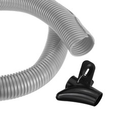 2 Inch 10ft Split Wire Loom Tubing Flexible Cord Protector Gray