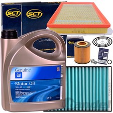 FILTERSET SATZ+ORIGINAL 5W30 ÖL passend für OPEL ASTRA H 1.9 100+120+150 PS