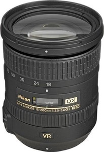 Nikon AF-S DX VR Nikkor 18-200mm 3.5-5.6 Photography Lense Camera Lens