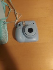 Fujifilm Instax Mini 7+ Instant Camera Light Blue with Case