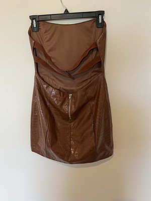 lavender leather dress Raven Vegan Leather Dress XS / Deep Purple
