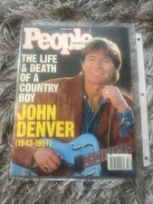 PEOPLE MAGAZINE OCTOBER 27, 1997 JOHN DENVER TRIBUTE LIFE OF A COUNTRY BOY MUSIC