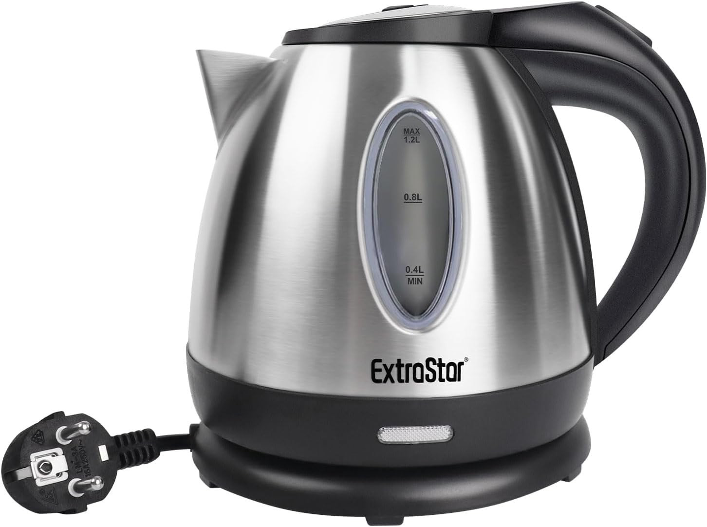 Bollitore Elettrico 1,2L 1630W Acciaio Inox | Bollitore Acqua Rapido