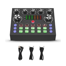 1 V8S High Quality Sound Card Dual-DSP Wide Smart Compatibility Live Equipment