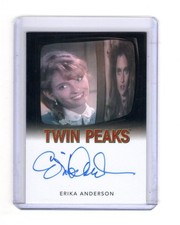2025 TWIN PEAKS LOG LADY ERIKA ANDERSON AUTOGRAPH JADE/EMERALD