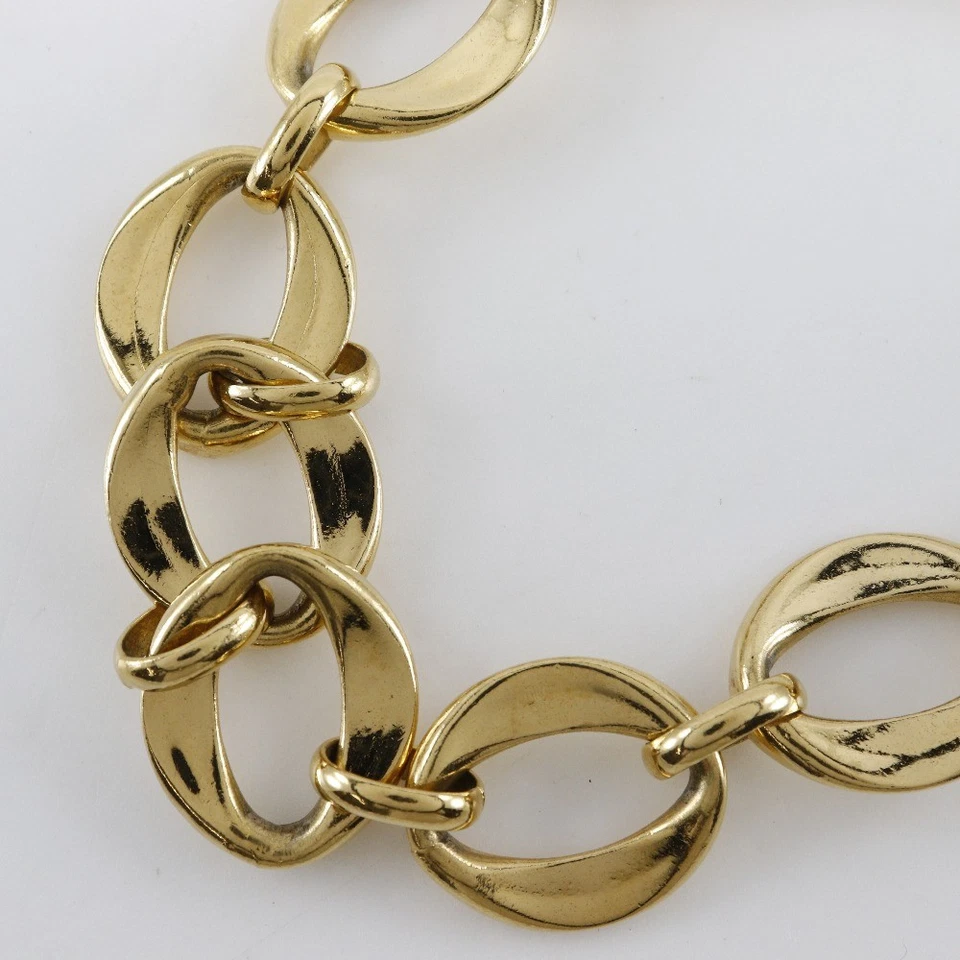 Collar gargantilla cadena CHANEL chapado en oro vintage 156,0 g para mujer Foto 3 de 4