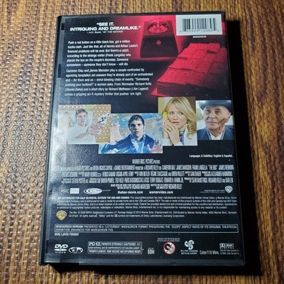 The Box DVD 2009 Cameron Diaz James Marsden Thriller | eBay