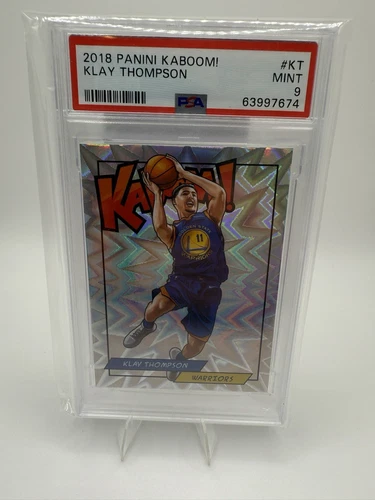 2018 Panini Kaboom! Klay Thompson #KT Warriors PSA 9 GSW