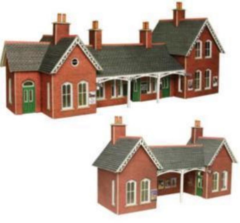 Metcalfe PO237 Country Station Card Kit OO/HO Gauge