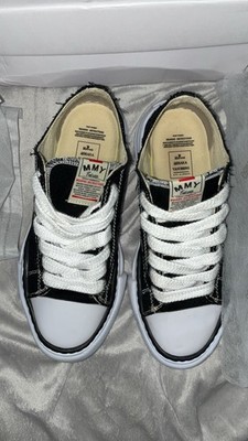 Maison MIHARA YASUHIRO MMY Men s Low Top Sneakers Black/White 9.5 NIB