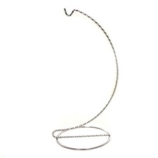 Christmas Twisted Silver Hanger Xl Ornament Stand Display Stands