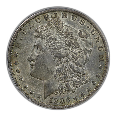 1886-O Morgan Dollar $1 PCGS AU50 - Picture 3 of 5