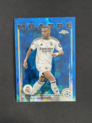 Kylian Mbappe 2024-25 Topps Chrome UEFA Sapphire #1 | eBay