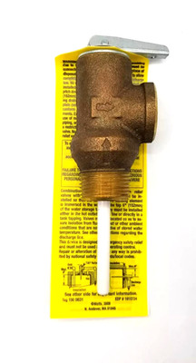 Watts 10L-2 Combination Temp & Pressure Safety Relief Valve  3/4''  Set: 150 PSI
