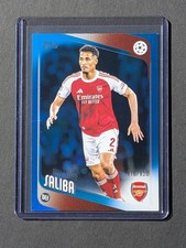 2025-26 Topps UEFA Club Competitions William Saliba #113 Blue Foil #/150