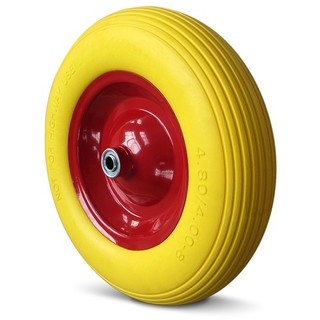B Ware Schubkarrenrad PU Schaum inkl. Achse