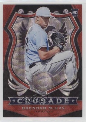 2020 Panini Chronicles Crusade Ruby Wave Prizm /199 Brendan McKay Rookie RC 06z2