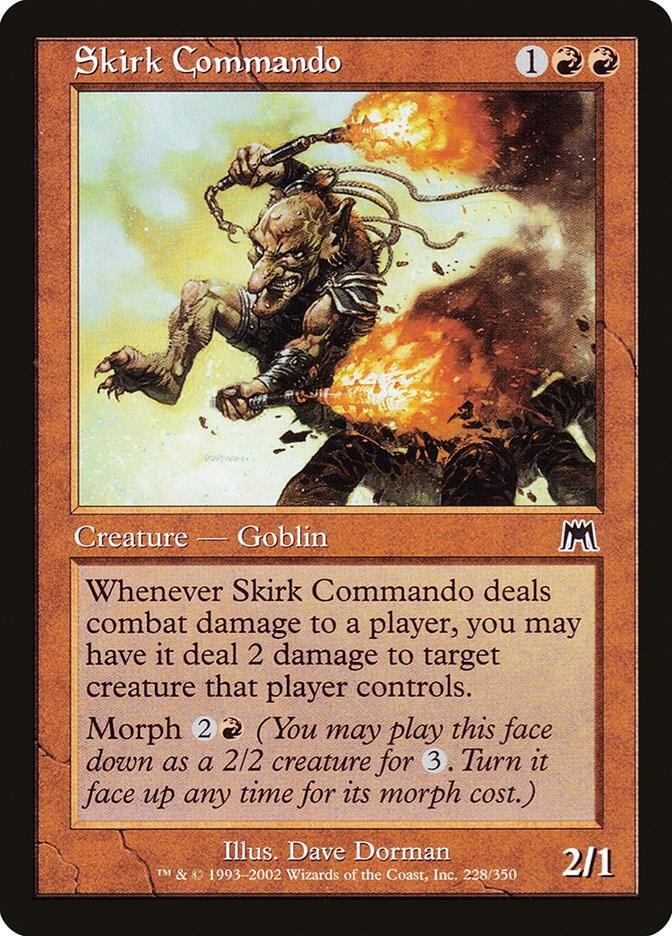 Skirk Commando 228 Common Onslaught Magic: The Gathering Lightly Played