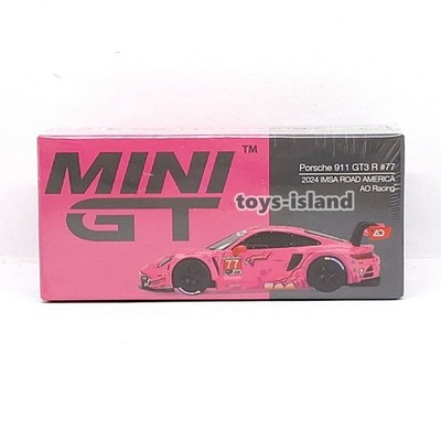MINI GT 1052 Porsche 911 GT3 R #77 2024 IMSA Road America AO
