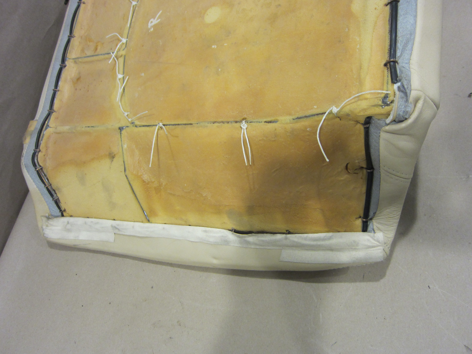 Ferrari 456 M GTA -RH Rear Seat Back- Creama- Part# 65472604