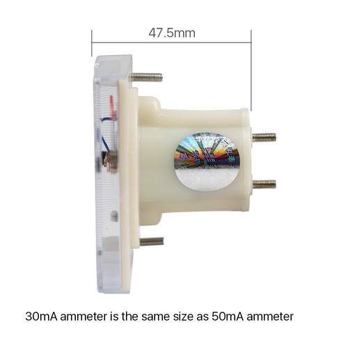 50mA Current Ammeter Analog Amp Panel Meter for Laser Engraving Cutting Machine - Picture 3 of 6