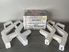 Nintendo Wii Hunting Game Bundle with 4 Gun Controller Attachments + 9 Games