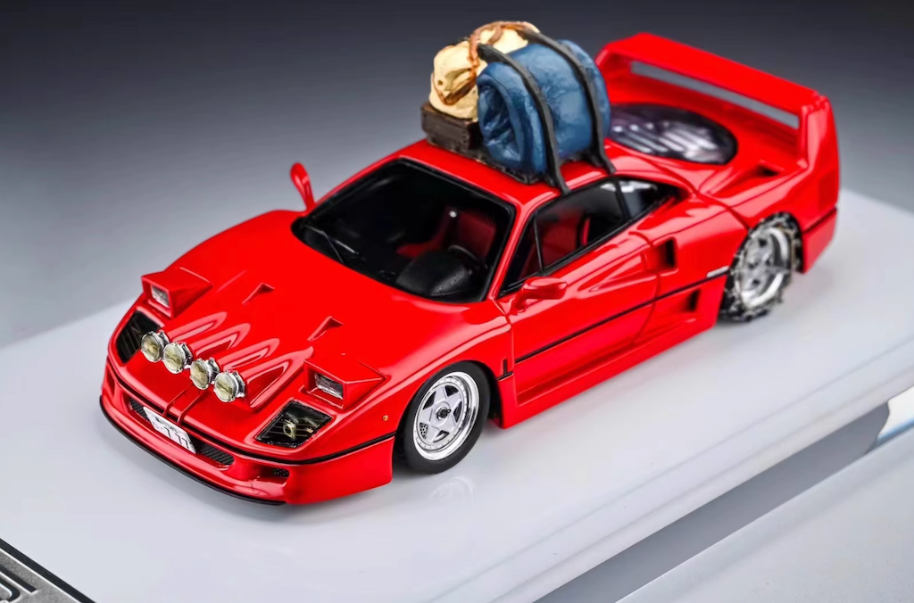 SUPCAR F40 レッドレーシング仕様 限定999台 1/64スケール ZD MY64 1:64 Red Snow F40 Classic Super Racing Sports Model