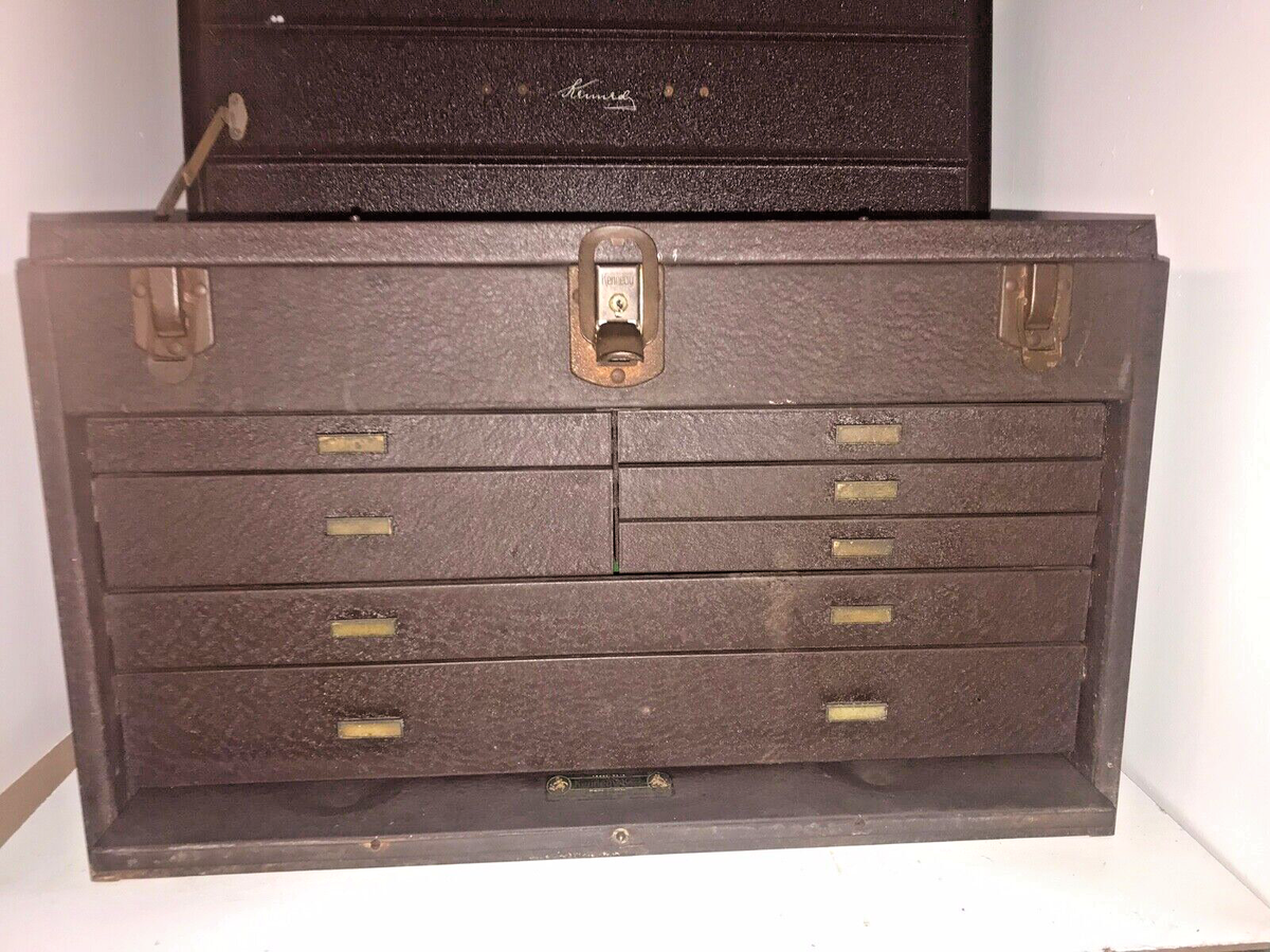 Vintage Kennedy Kits Model 520 Machinist 7 Drawer Tool Chest | eBay