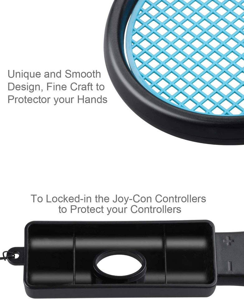 Mario Tennis Racket - Tendak Tennis Racket for Nintendo Switch Joy-Con Mario 12 - Image 4 of 4