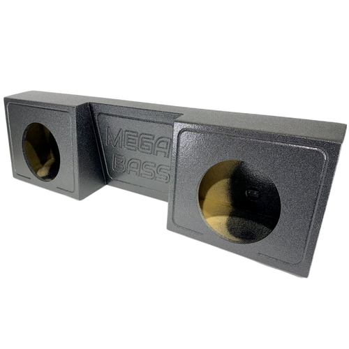 Regular Cab / Single Cab 10” Dual Sub Box Subwoofer Enclosure Gm Ford Dodge - Picture 9 of 15
