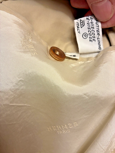 Hermès Paris Taupe Casual Unisex BOMBER JACKET Large (Europe 48) - Picture 6 of 21