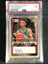 2021 Pro Set Basketball POWER AUTO #DD1 DYSON DANIELS Pelicans PSA MINT 9