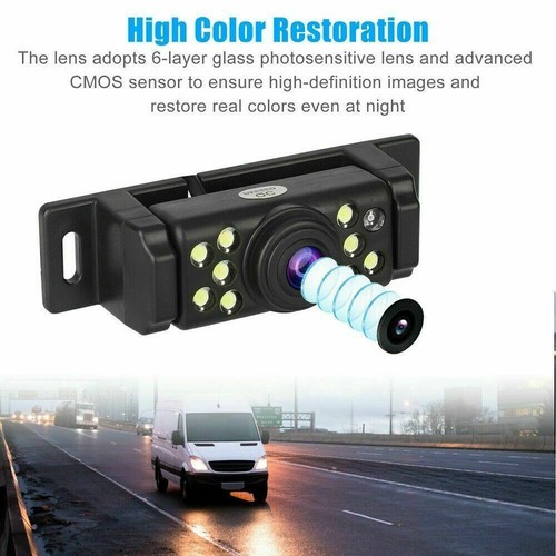 Wireless Backup Camera Car Rear View 5" Monitor HD Parking System Night Vision - Picture 8 of 12