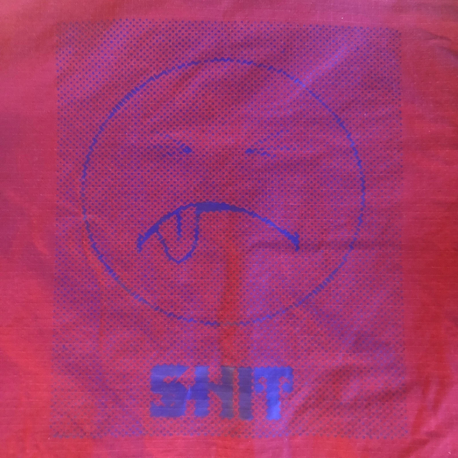 Vintage FA F*cking Awesome SH*T Cotton Ripstop Coach Jacket Size L Maroon 2015 - product detail image 13