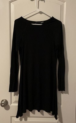 Alice + Olivia Black Long Sleeve Dress 