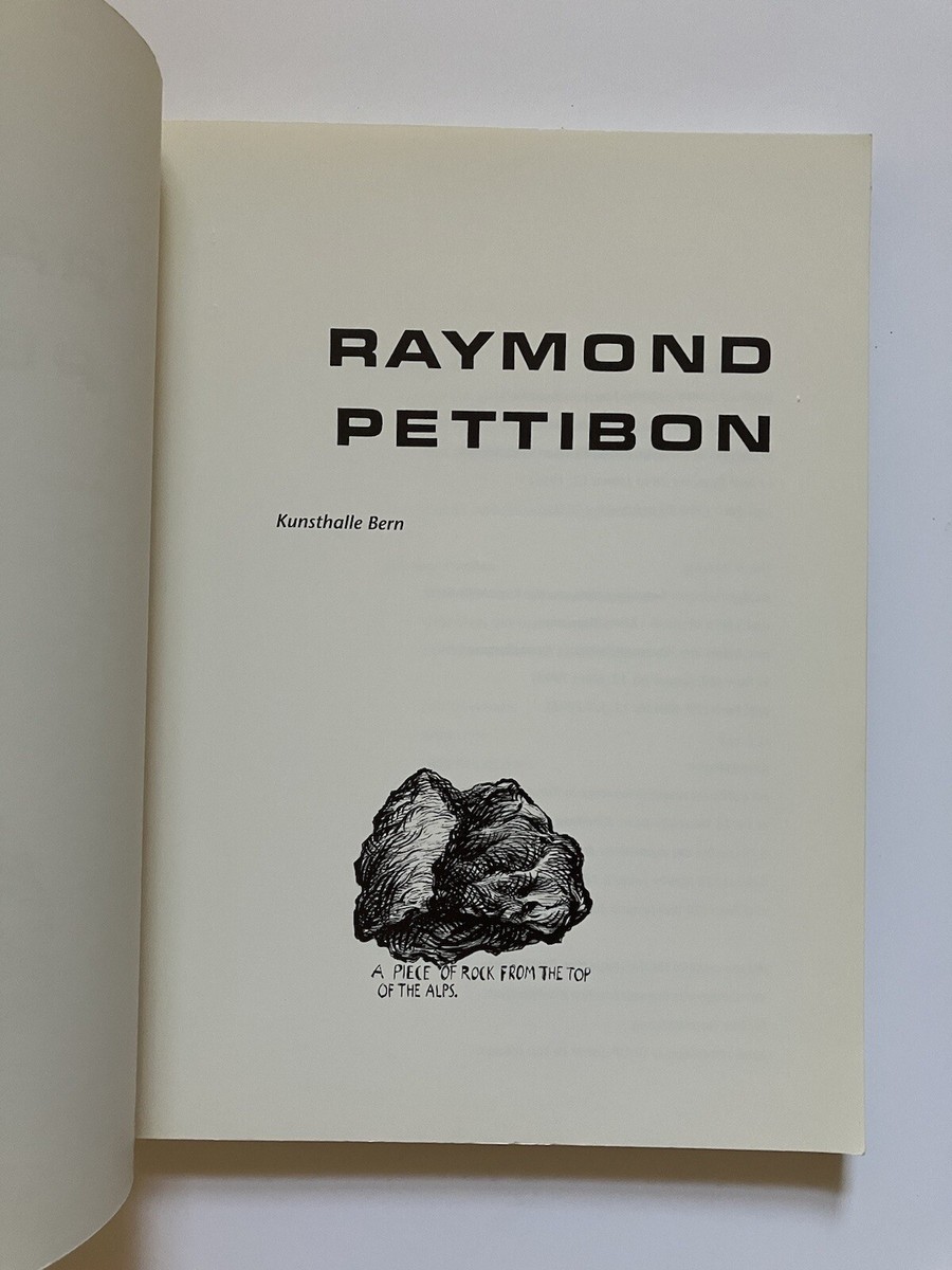 RAYMOND PETTIBON, Artists Book, published by Kunsthalle Bern