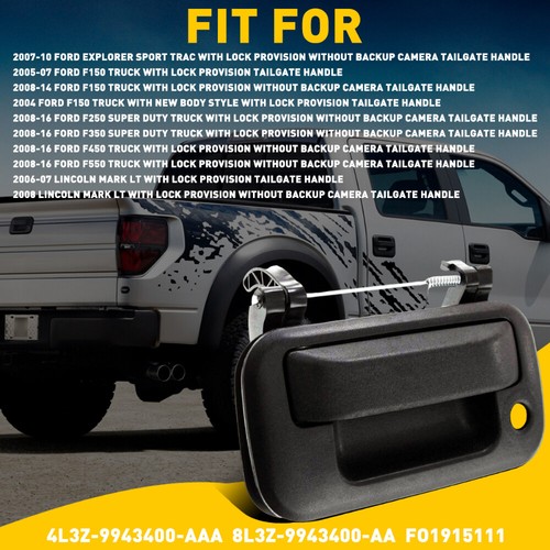 Tailgate Tail Gate Handle for 04-14 Ford F150 F250 F350 Super Duty Pickup Truck - Picture 3 of 16
