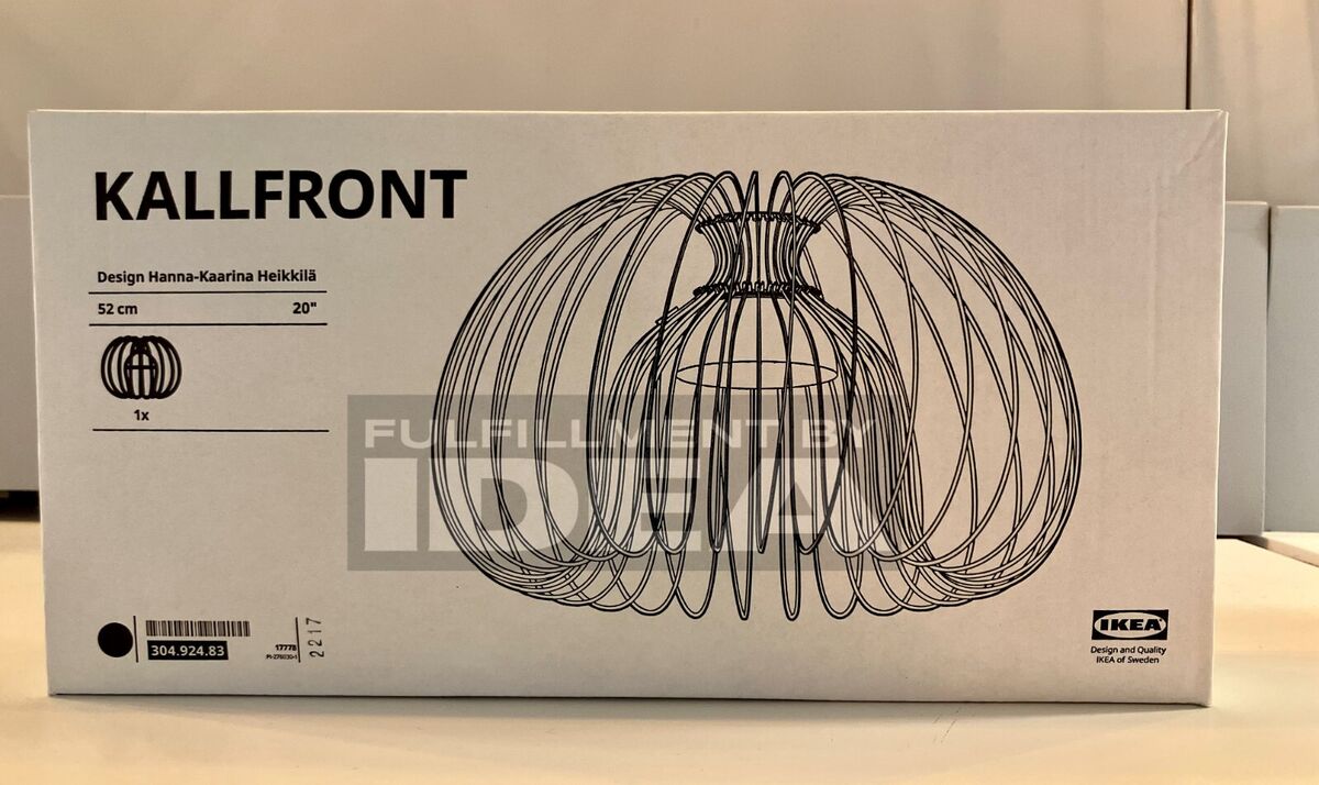 Brand New IKEA KALLFRONT Black Pendant Lamp Shade 304.924.83 Brand New IKEA KALLFRONT Black Pendant Lamp Shade 304.924.83