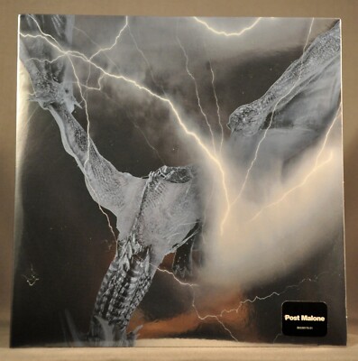 Post MALONE Wow. 2 Trks Orig. 2019 US BLaCK VINYL 7'' Record w- Mirrored PS New