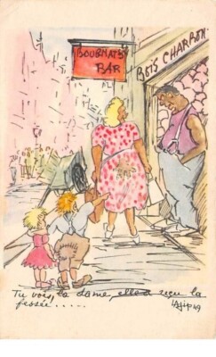 Illustratorin - Nr. 60346 - Lajip Nr. 134 - Du siehst, die Dame, sie hat das Gesäß bekommen