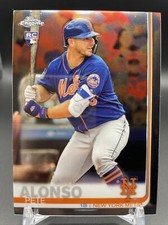PETE ALONSO - 2019 Topps Chrome RC #204 New York Mets